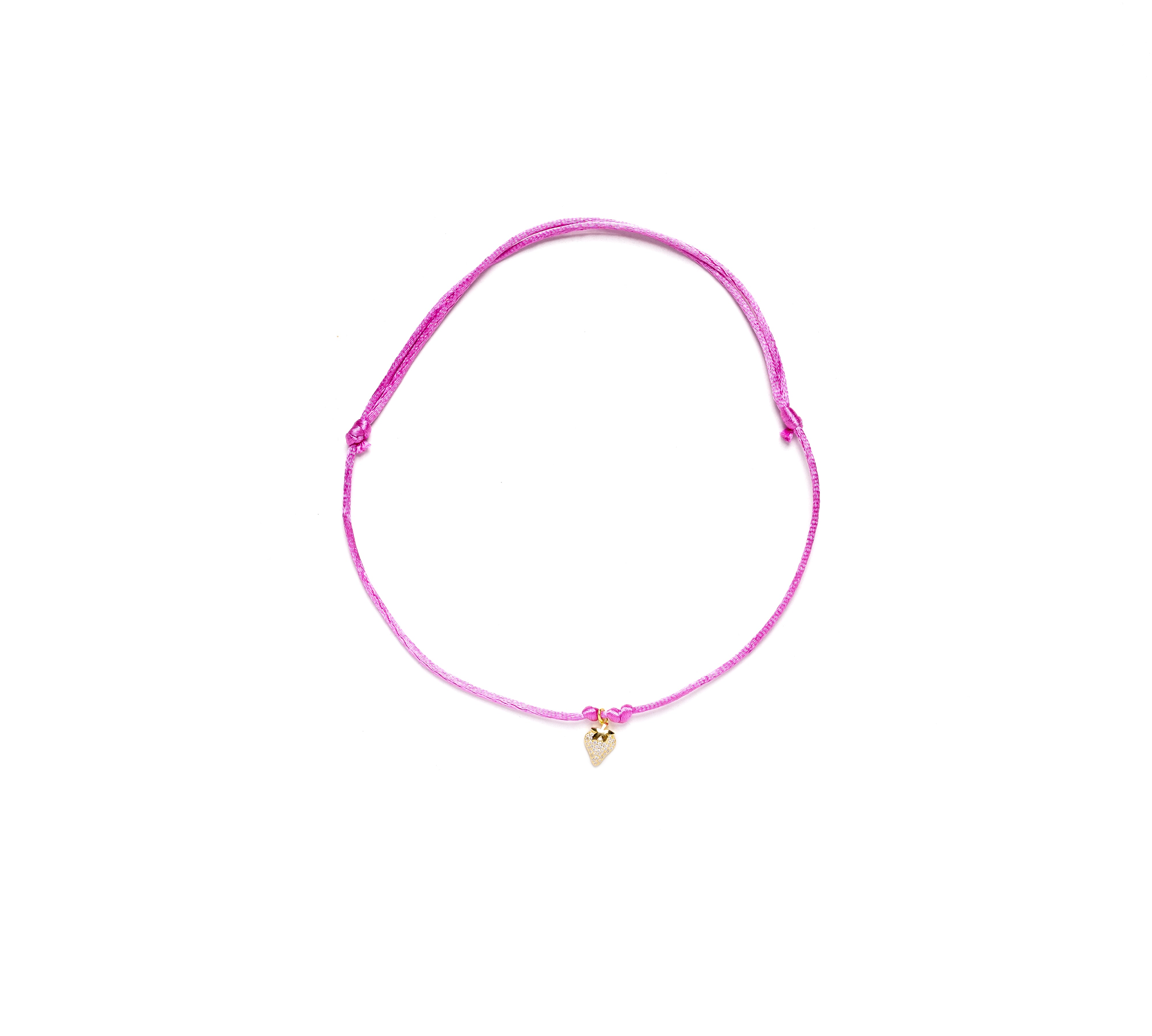 Collana cordino Satin & Charm