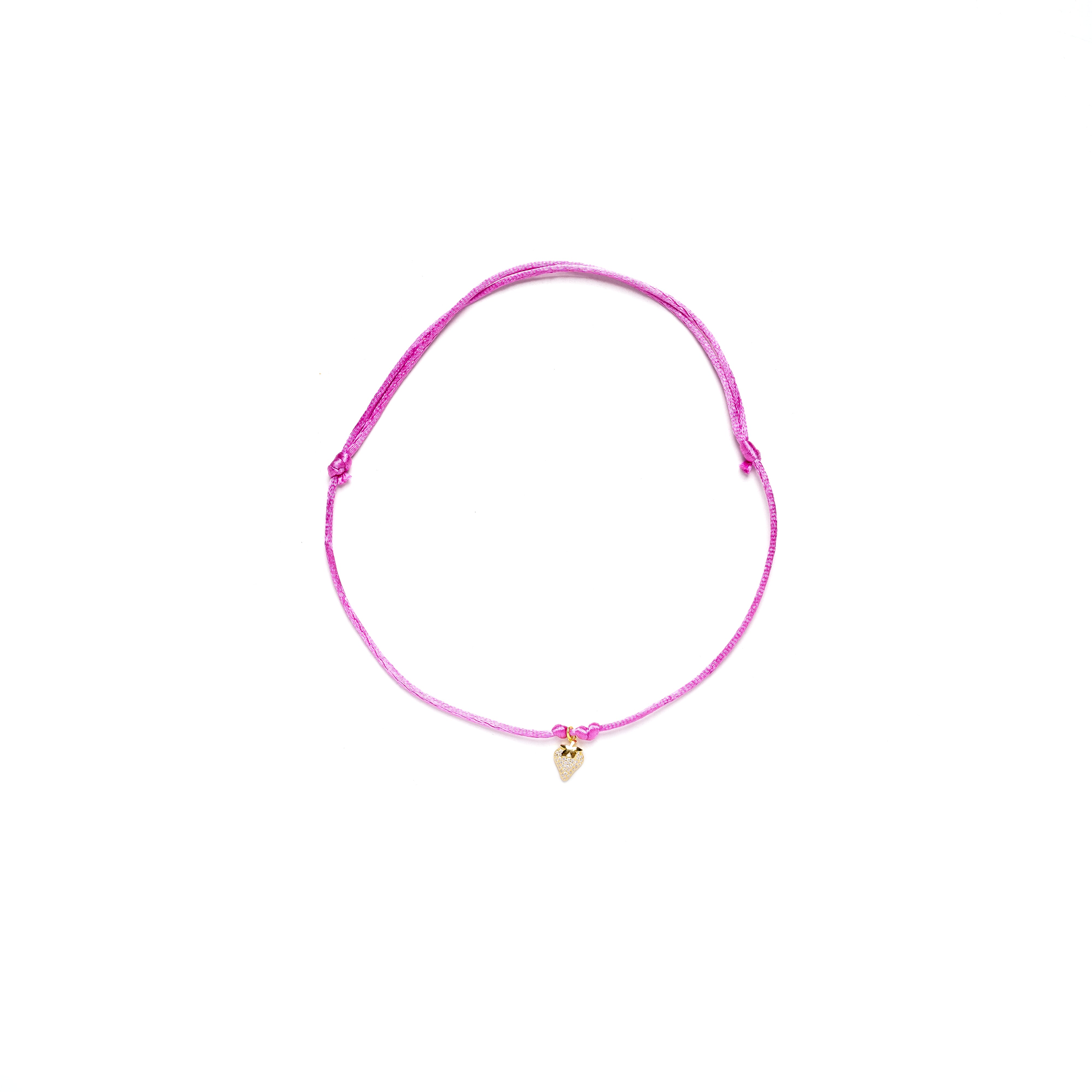 Collana cordino Satin & Charm