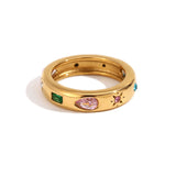 Anello fedina cristal
