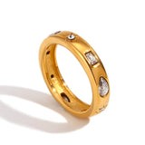 Anello fedina cristal