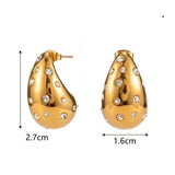 Orecchini Goccia Cristal